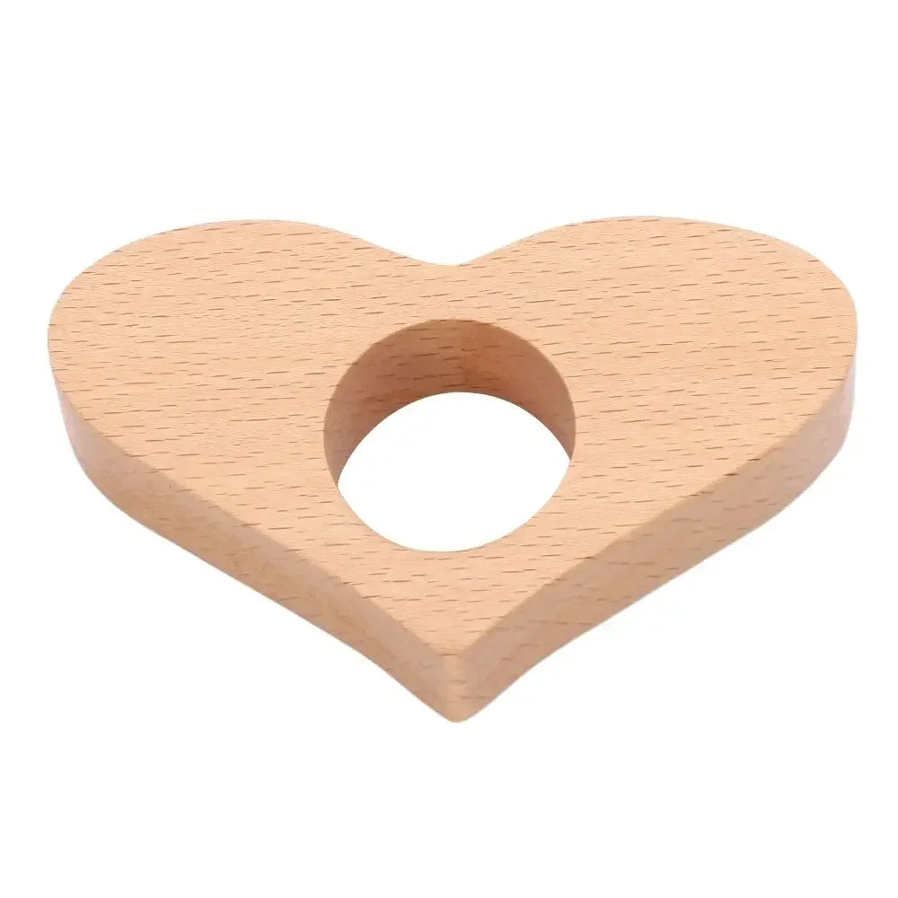 Bague de lecture en bois en forme de cœur pour maintenir le livre ouvert