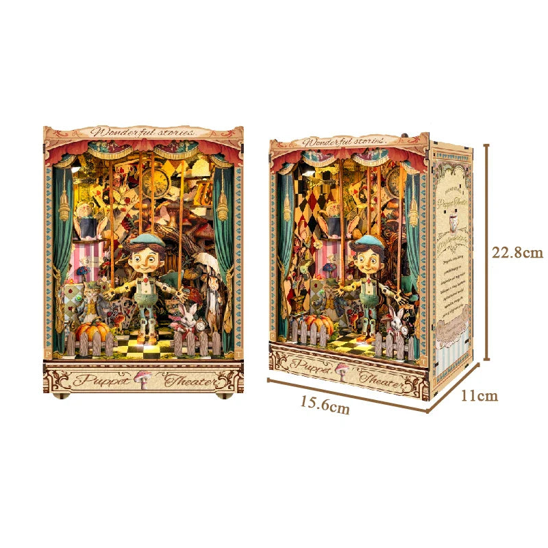 Book Nook Théâtre Marionnette