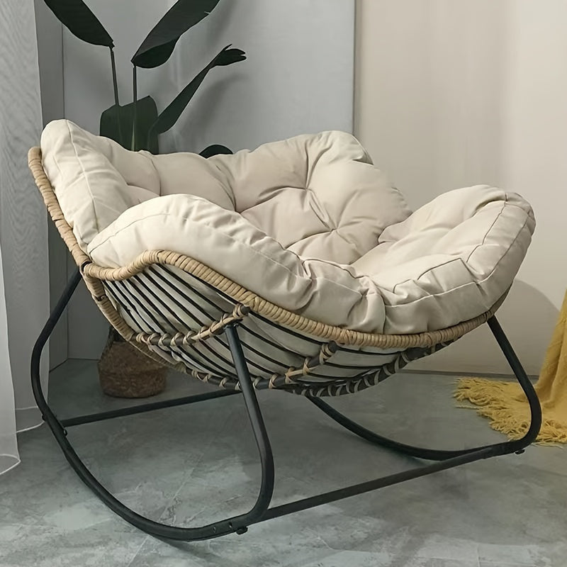 Fauteuil a Bascule - Confortable - Fauteuil de Lecture