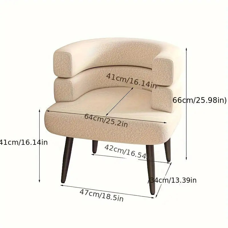 Fauteuil de Lecture Confortable Polaire - Fauteuil de Lecture