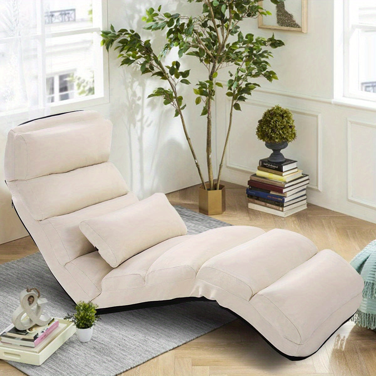 Fauteuil de Lecture - Design - Beige - Fauteuil de Lecture