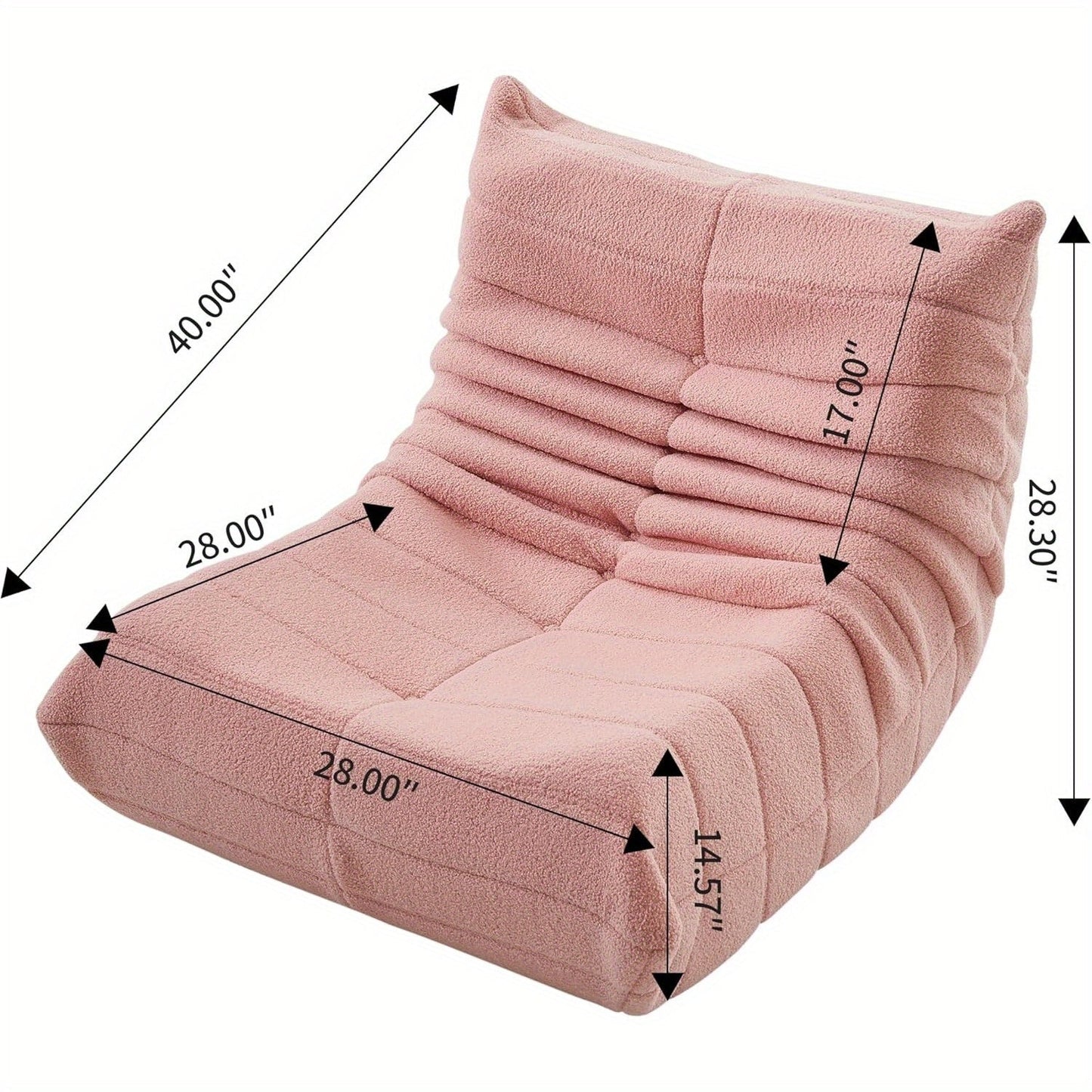 Fauteuil de Lecture - Luxe Rose - pink - Fauteuil de Lecture