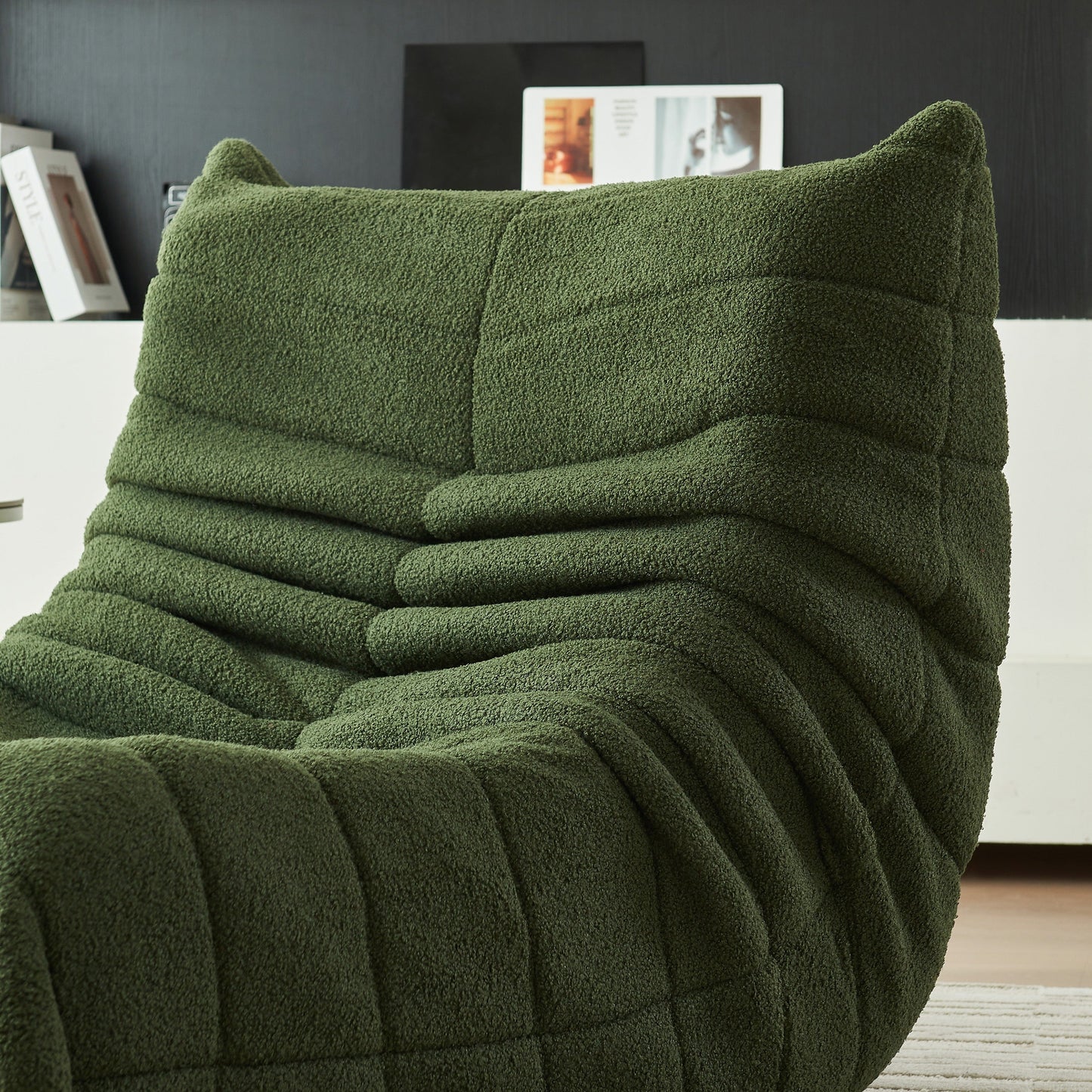 Fauteuil de Lecture - Pouf Luxe - green - Fauteuil de Lecture