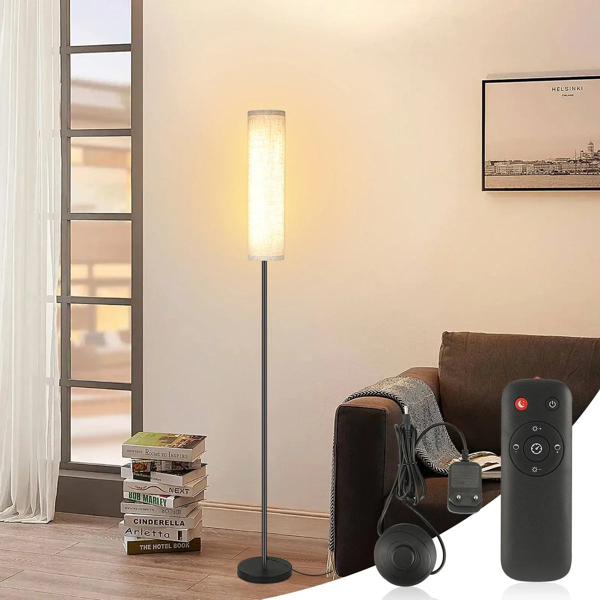 Lampe de lecture sur pied pour fauteuil