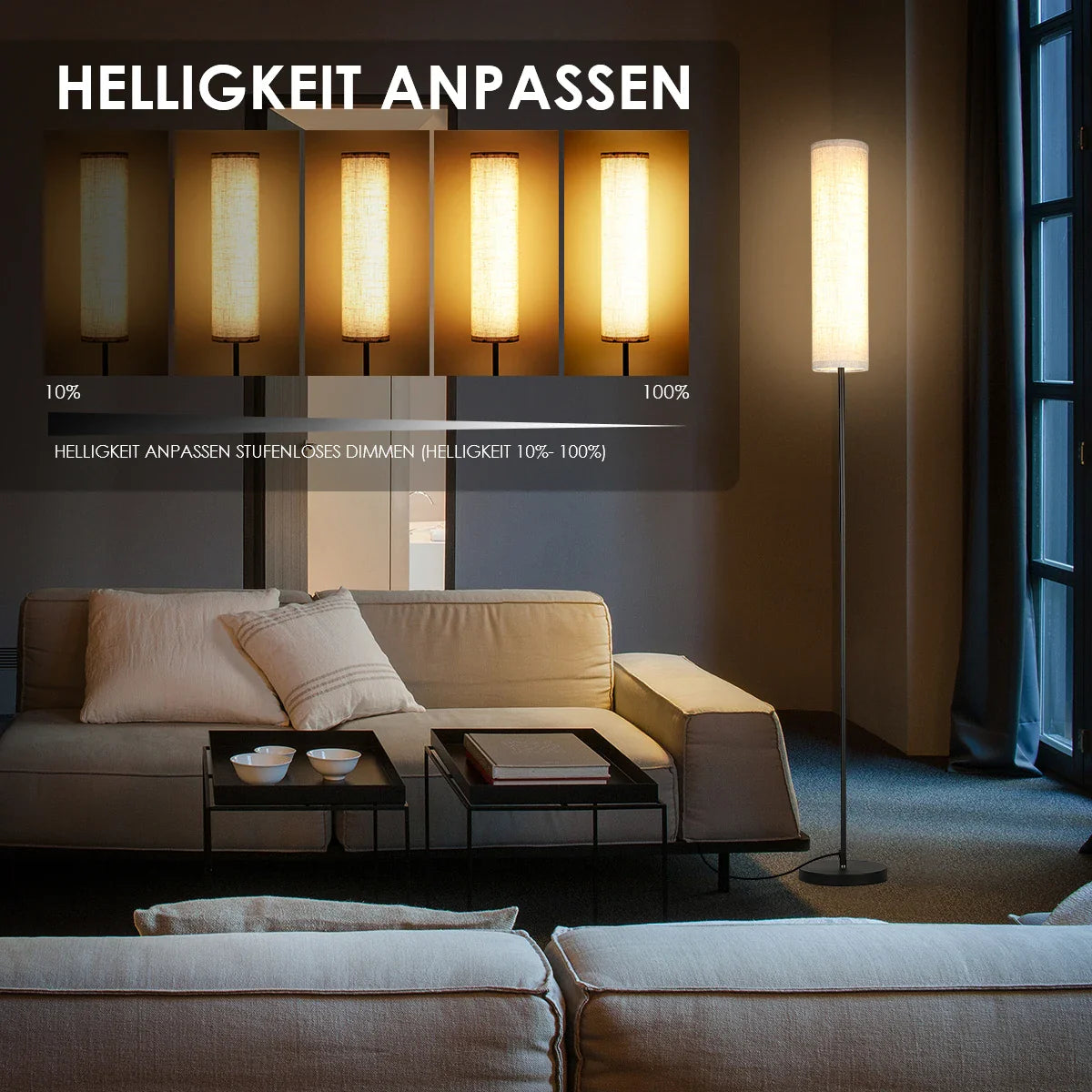 Lampe de lecture sur pied pour fauteuil