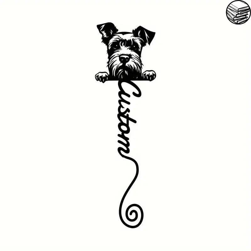 Marque-page à personnaliser | Schnauzer - Marque-page