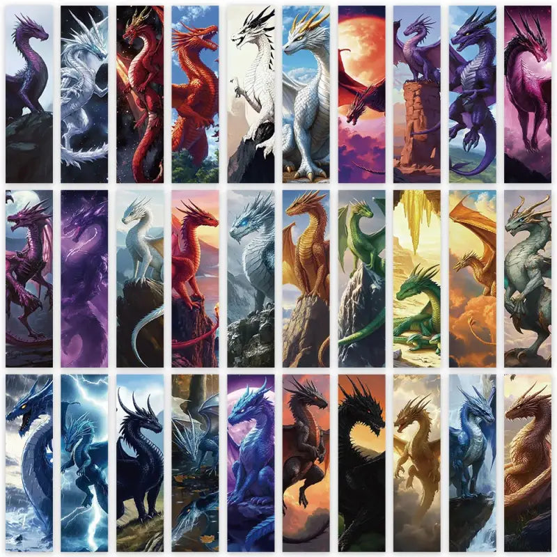 Marque Page Dragon en papier - Marque-page