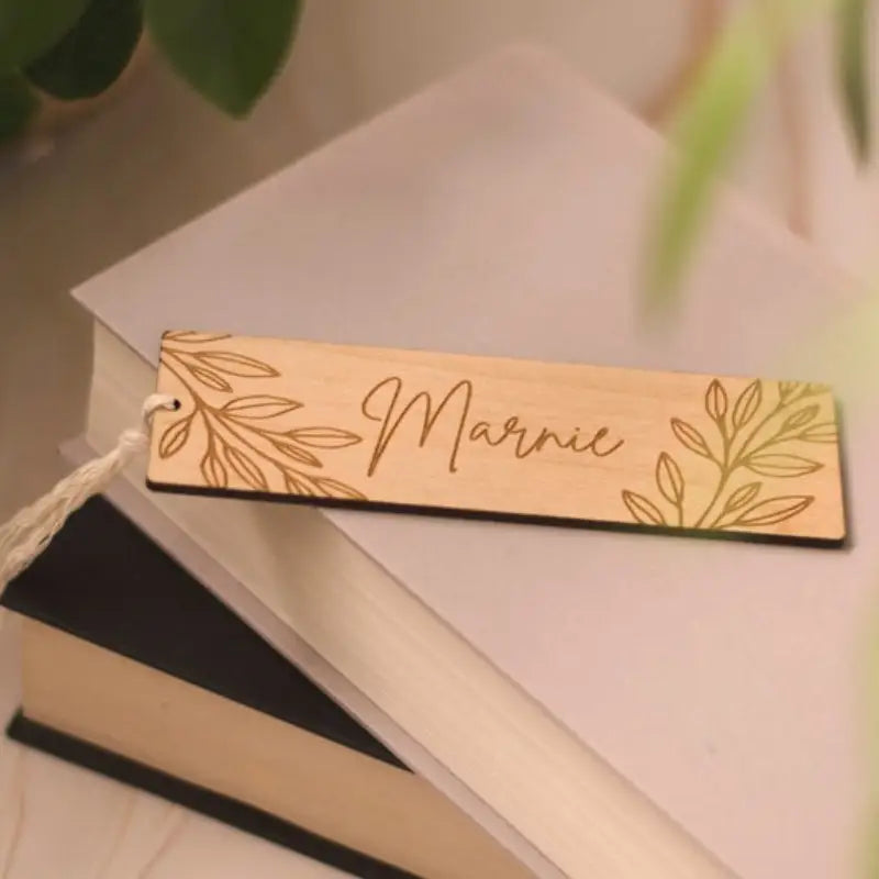 Marque-page en bois personnalisé - Marque-page