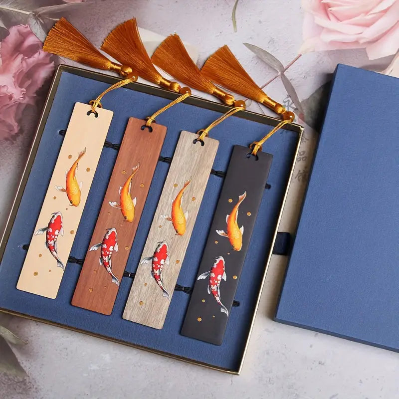 Marque Page en Bois Poisson - Marque Page