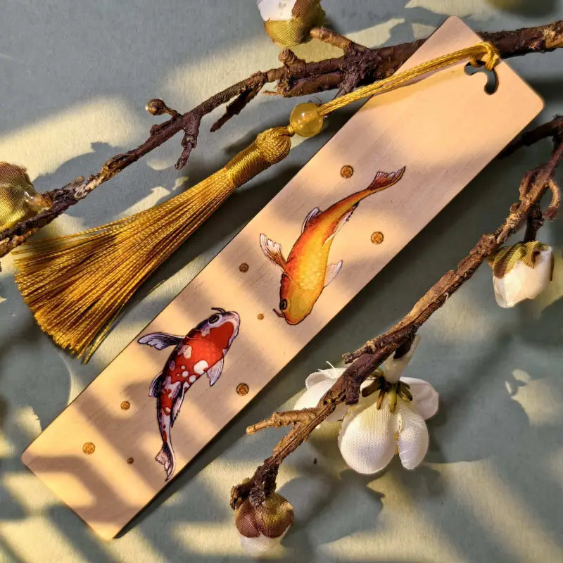 Marque Page en Bois Poisson - Marque Page