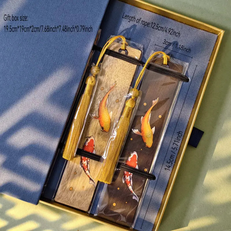 Marque Page en Bois Poisson - Marque Page