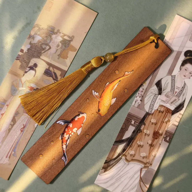 Marque Page en Bois Poisson - Marque Page