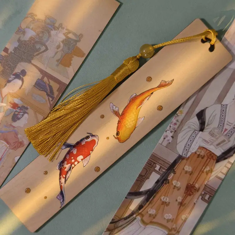 Marque Page en Bois Poisson - Marque Page