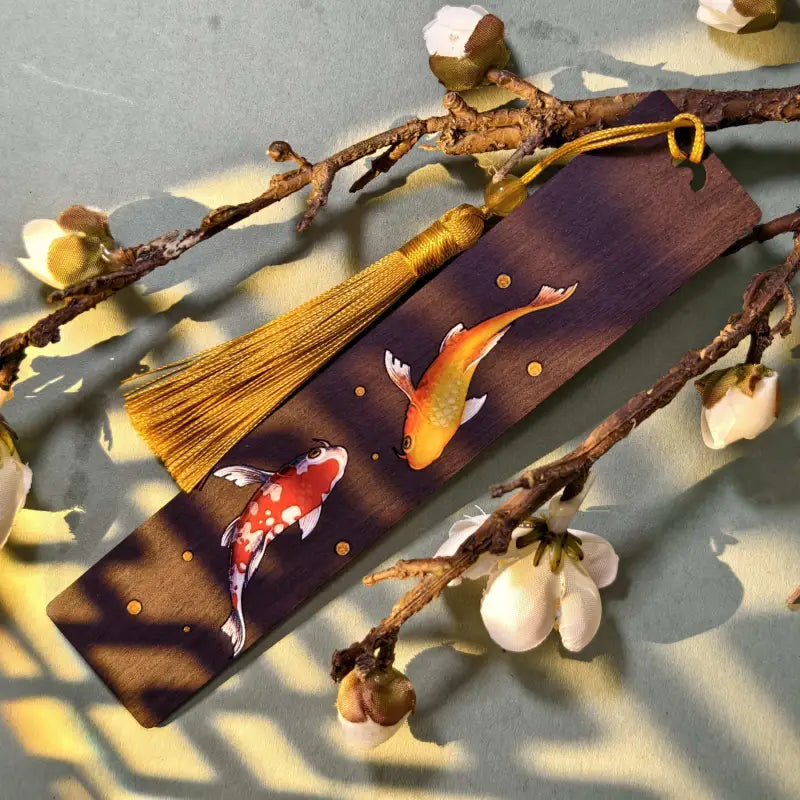 Marque Page en Bois Poisson - Marque Page