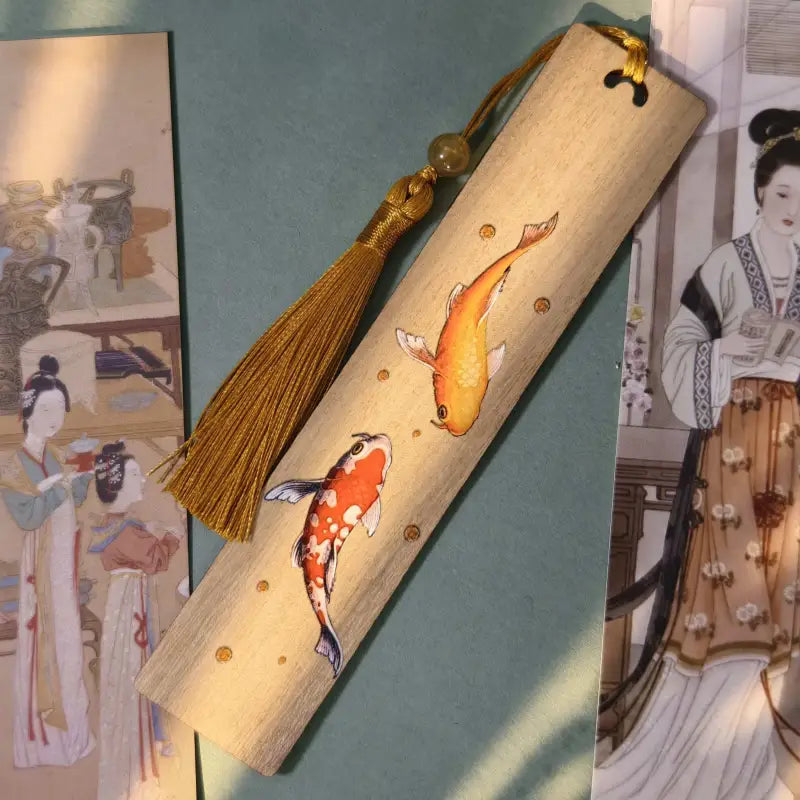 Marque Page en Bois Poisson - Marque Page