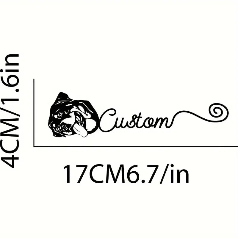 Marque-page personnalisé métal | Rottweiler - Marque-page