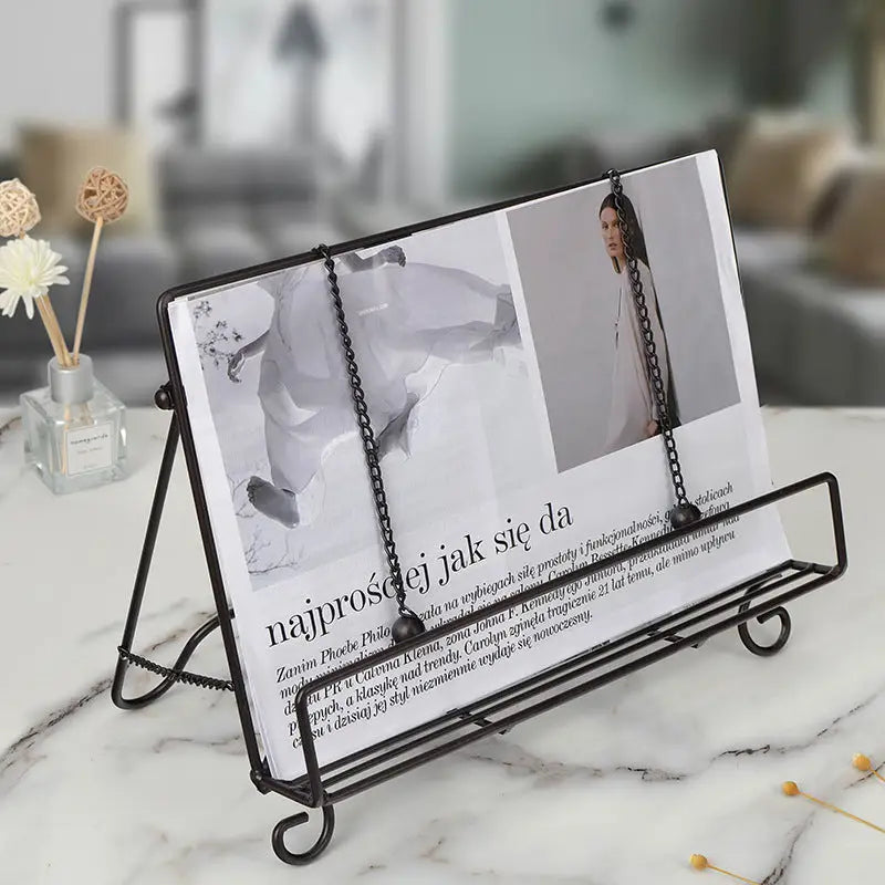 Porte Revue Design Métal Pliant - Porte Revue