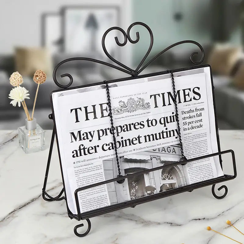 Porte Revue Design Métal Pliant - Porte Revue