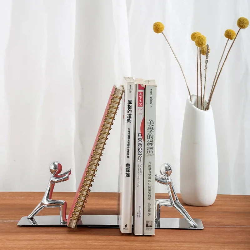 Serre Livre - Métal Bonhomme - Silver - Serre Livre