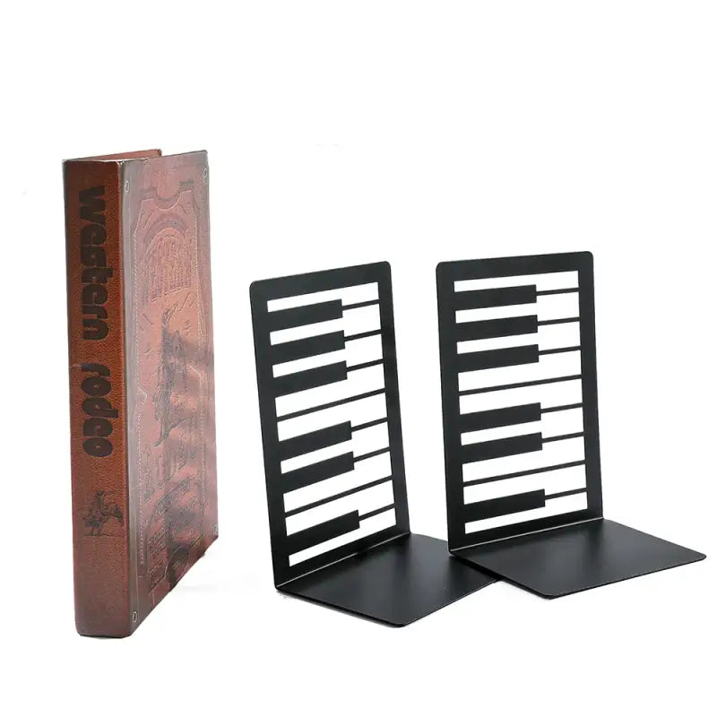 Serre Livre métal piano - Serre livre