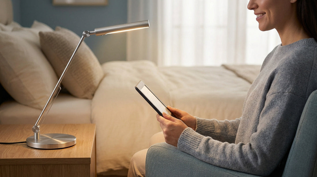 Confort et lumière douce pour des moments de lecture confortable