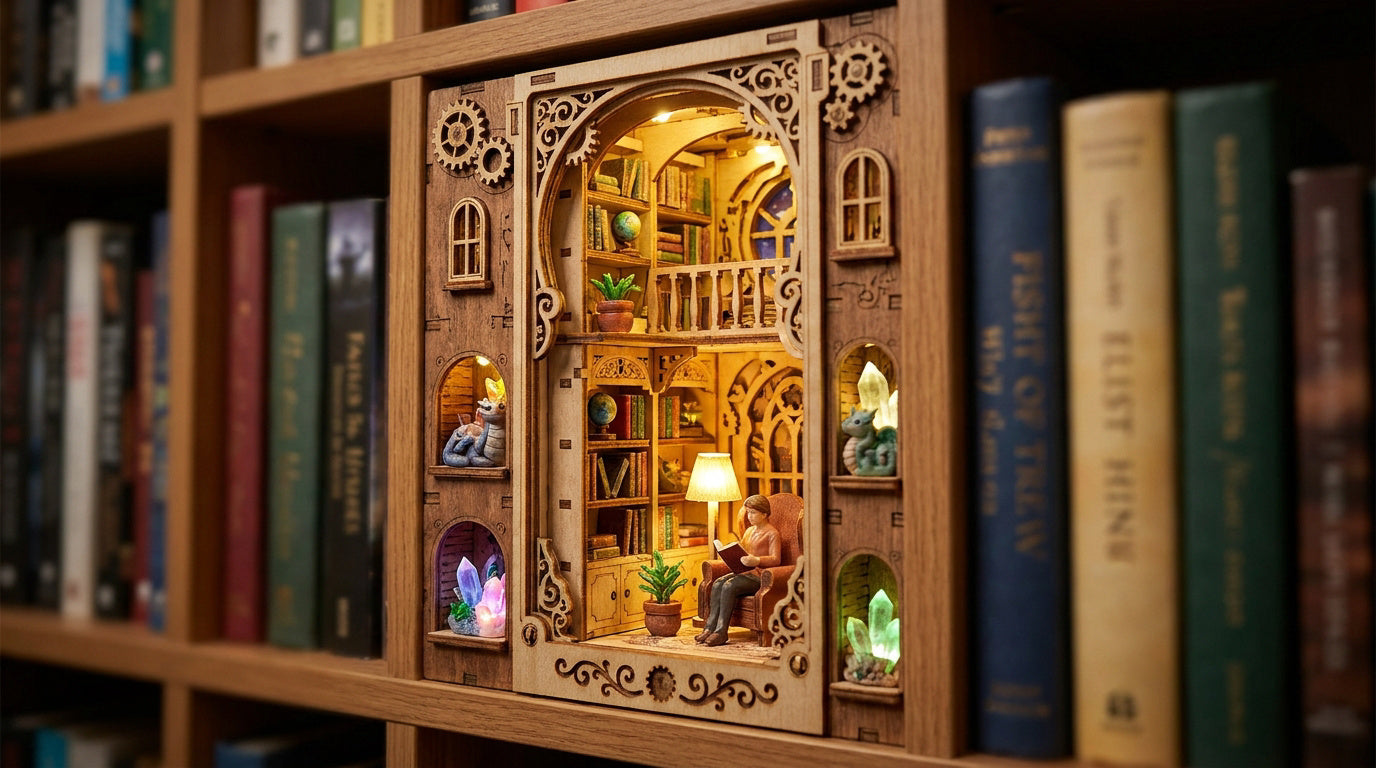 book nook DIY pour une bibliothèque magique Image
