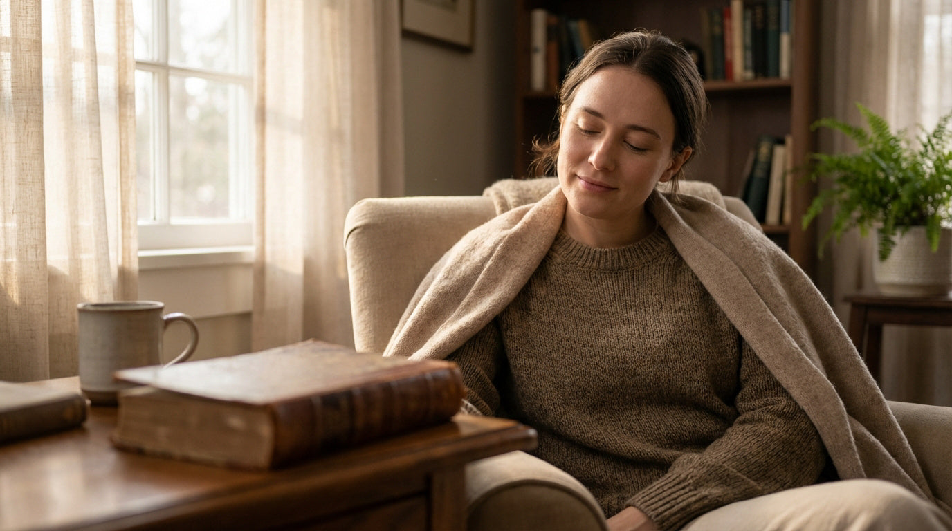 détente paisible après la lecture Image