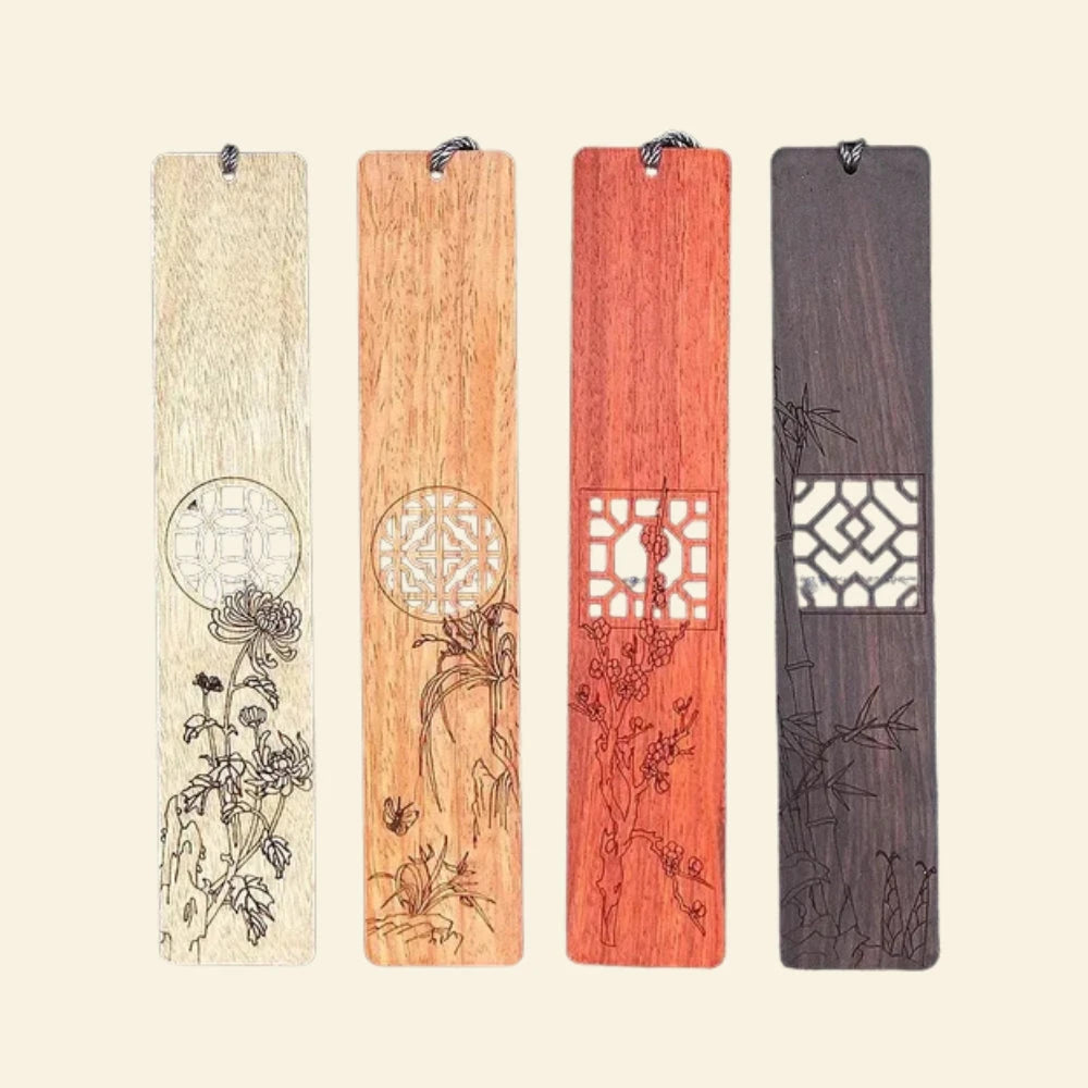 collection marque page en bois  Image