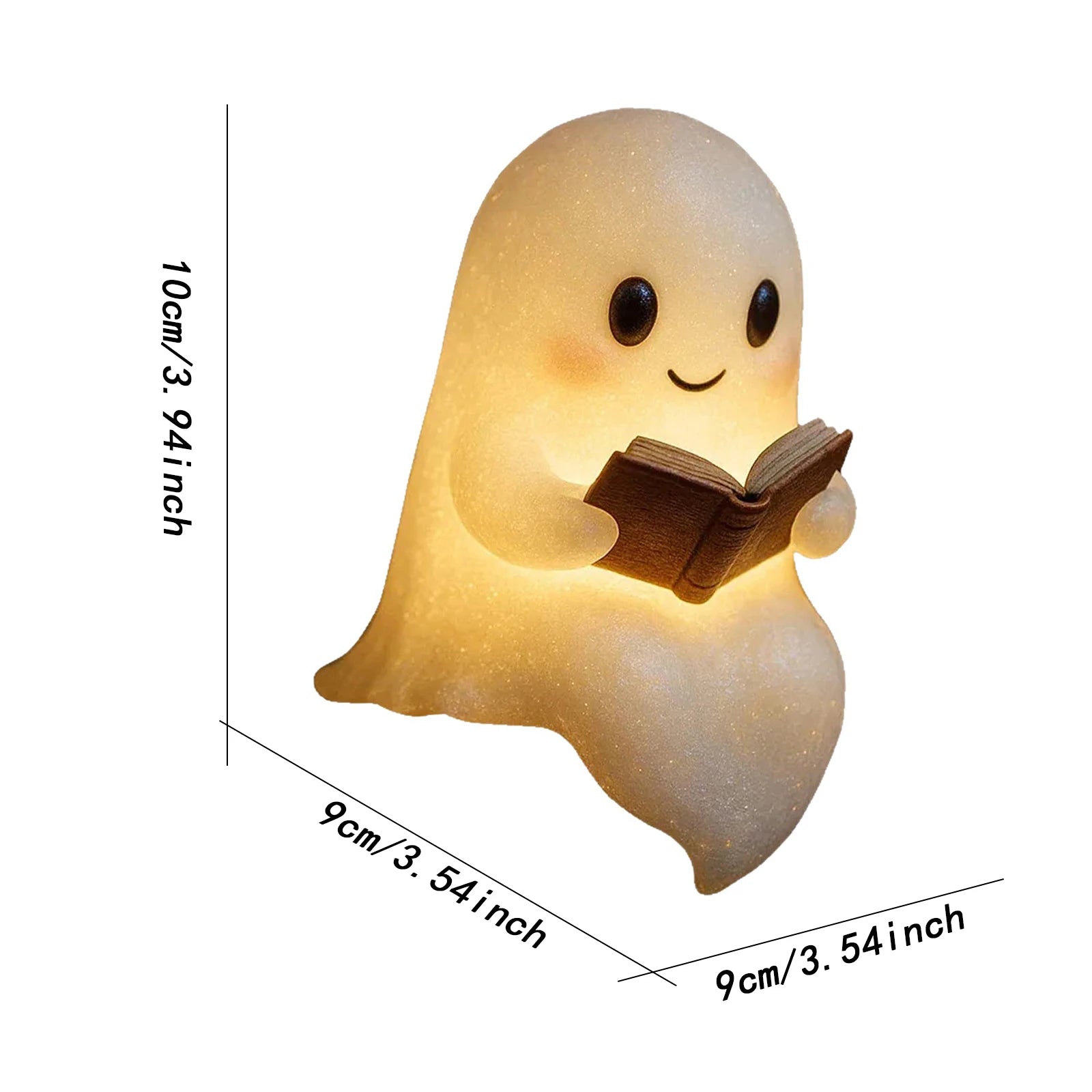Dimension de la lampe de lecture fantome veilleuse