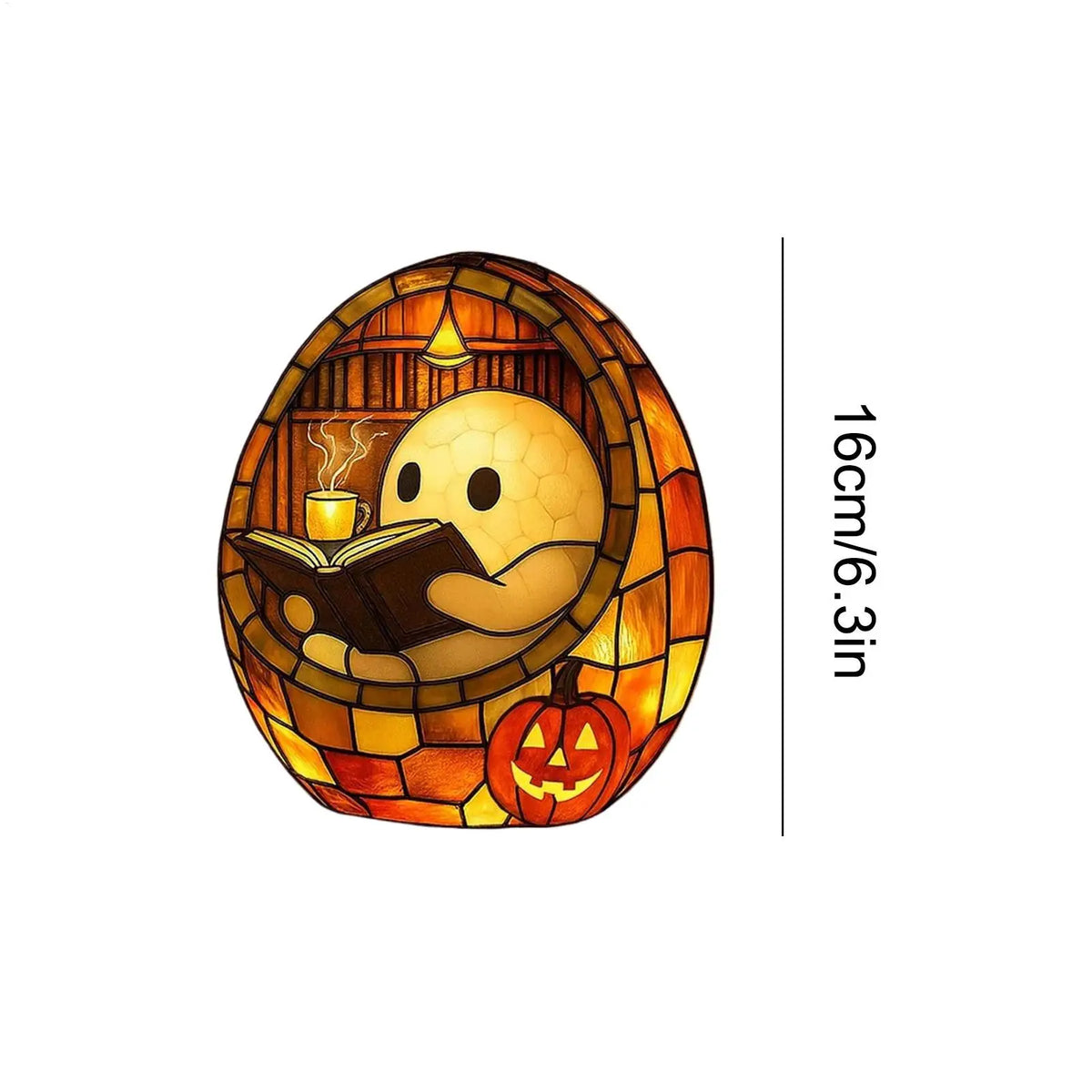 Taille lampe de lecture fantôme