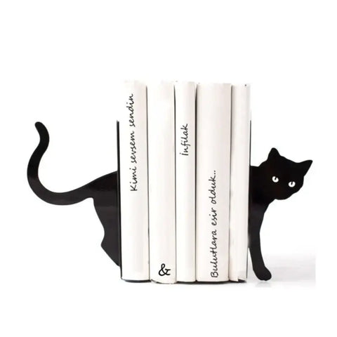 Serre Livre Métal chat noir