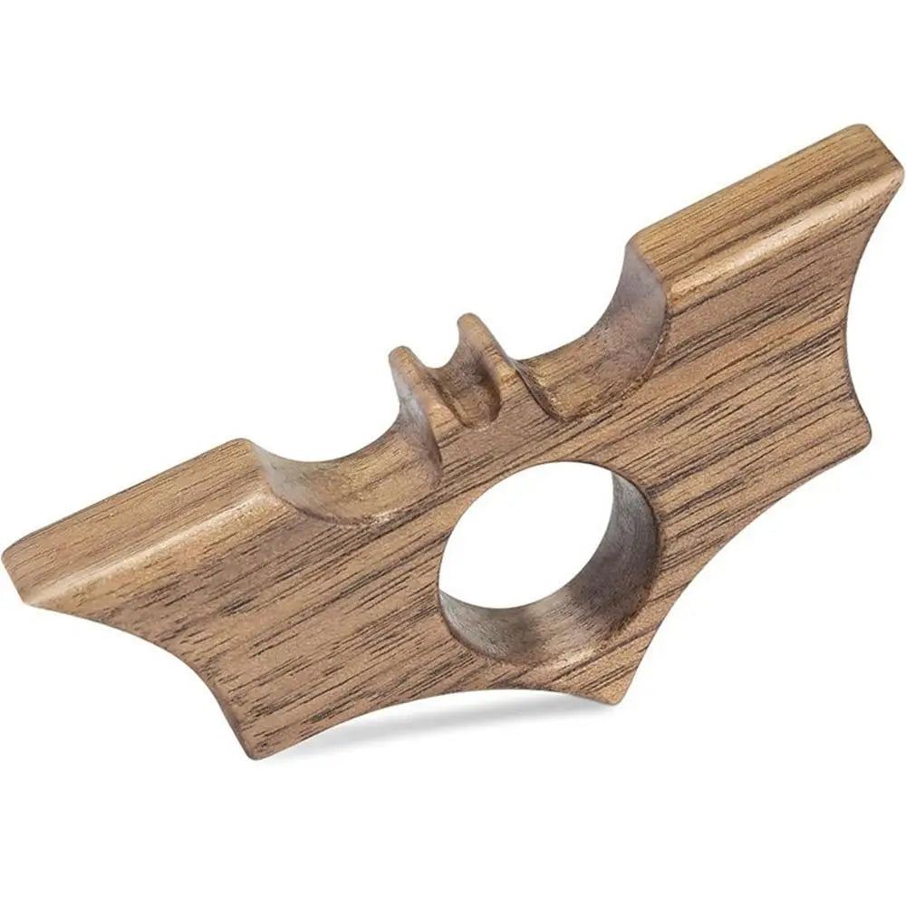 Bague de lecture en bois motif chauve-souris