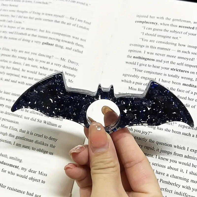 Bague de lecture résine chauve souris - Bague de lecture
