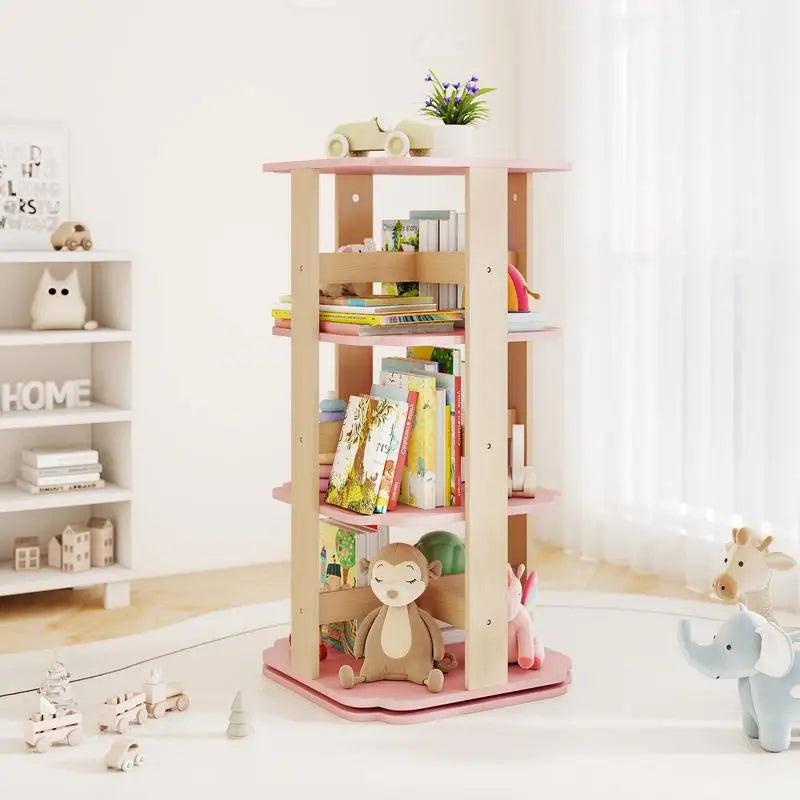 Tour à livres enfant 3 niveaux 12 compartiments