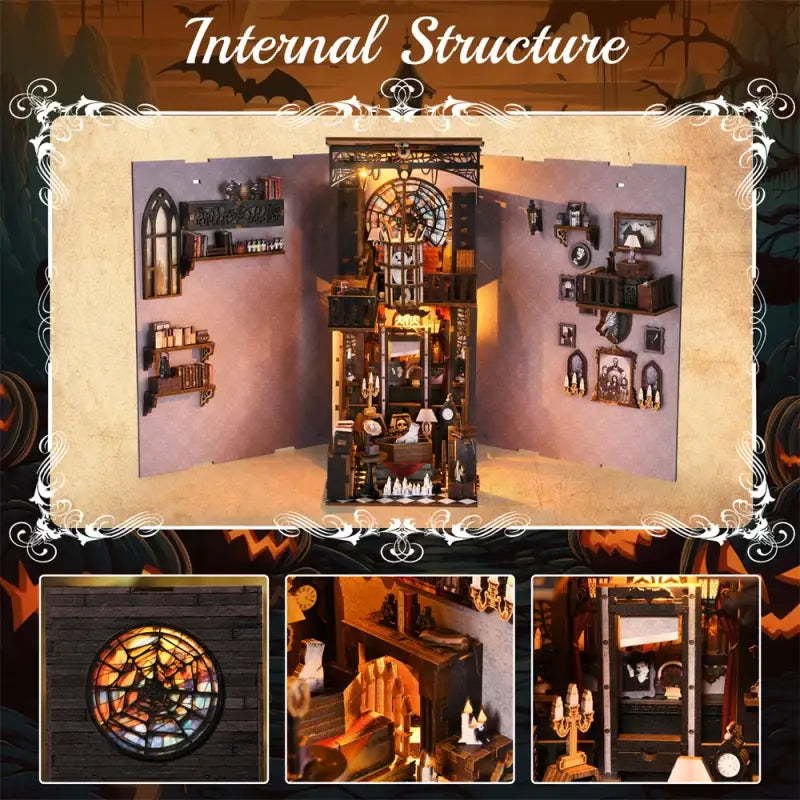 Book Nook Halloween - Serre Livre