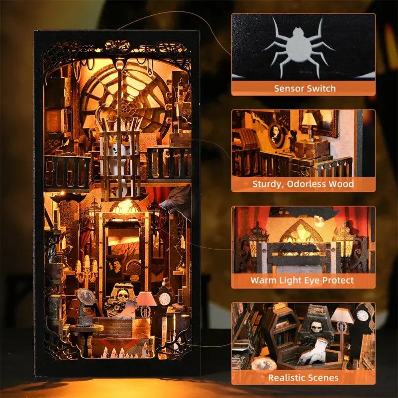 Book Nook Halloween - Serre Livre