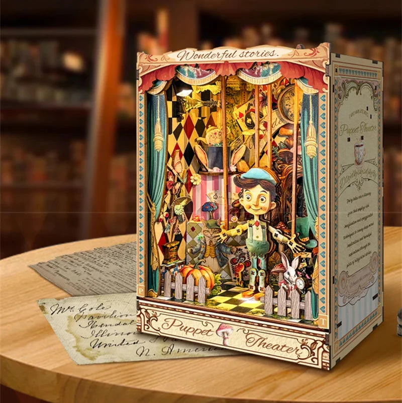Book Nook Théâtre Marionnette