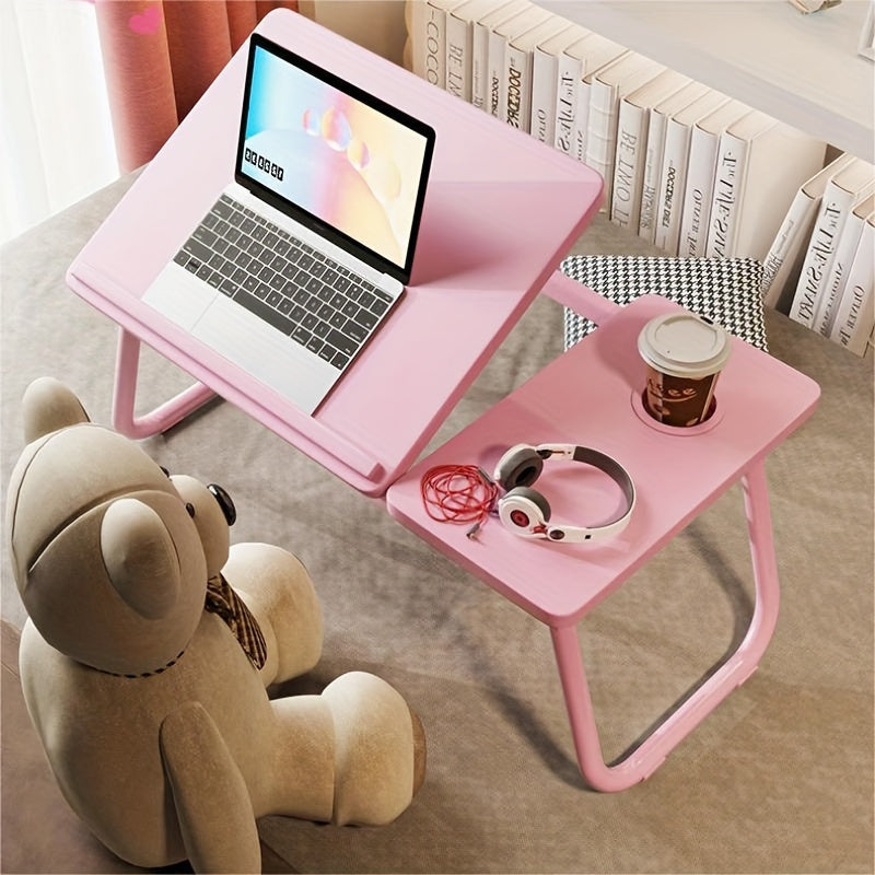 Bureau de Lit - Réglable Rose - Rose - Bureau de Lit