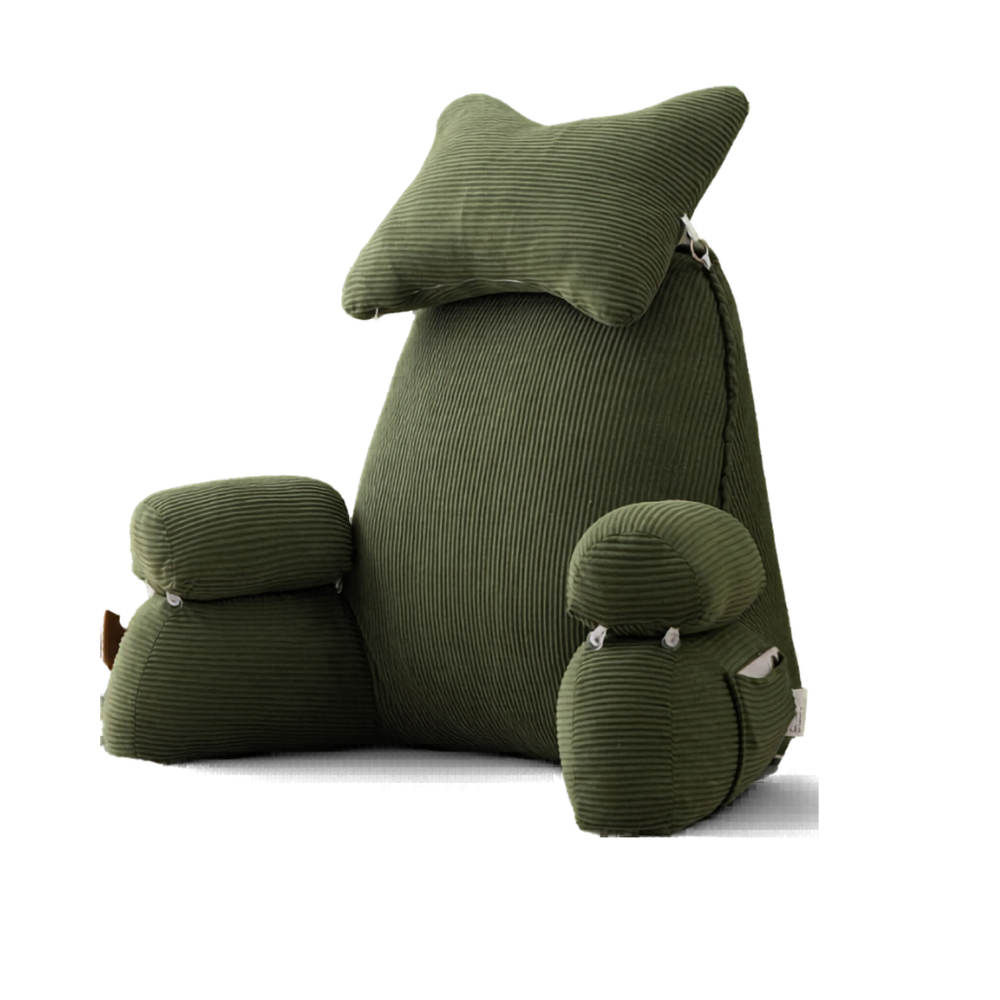 Coussin de lecture ferme dossier pour le lit