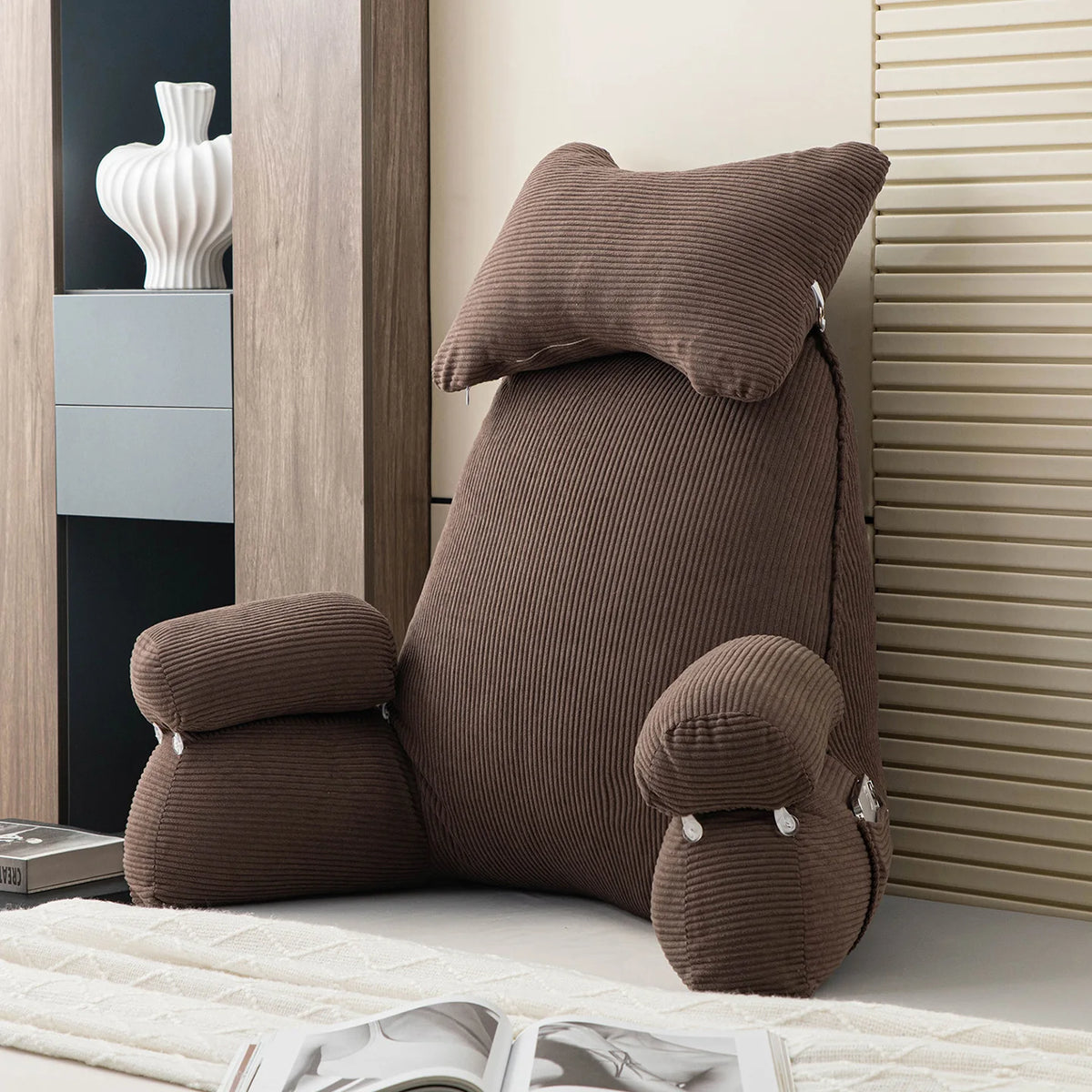 Coussin de lecture ferme carré déhoussable