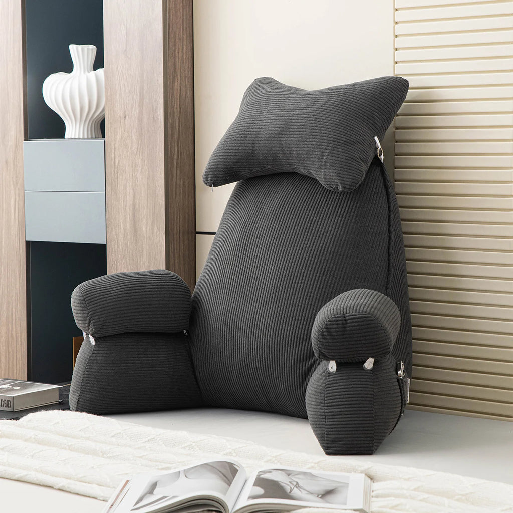 Coussin de lecture ferme dans une chambre