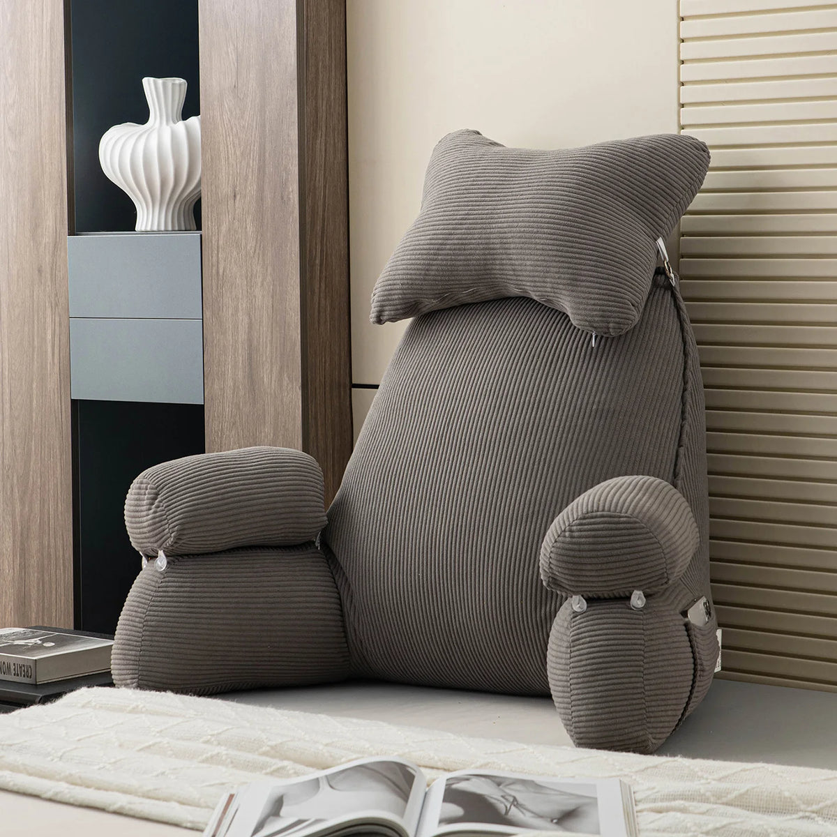 Coussin de lecture ferme confortable