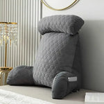 Coussin de Lecture - Gris - Vignette | Atelier-Lecture