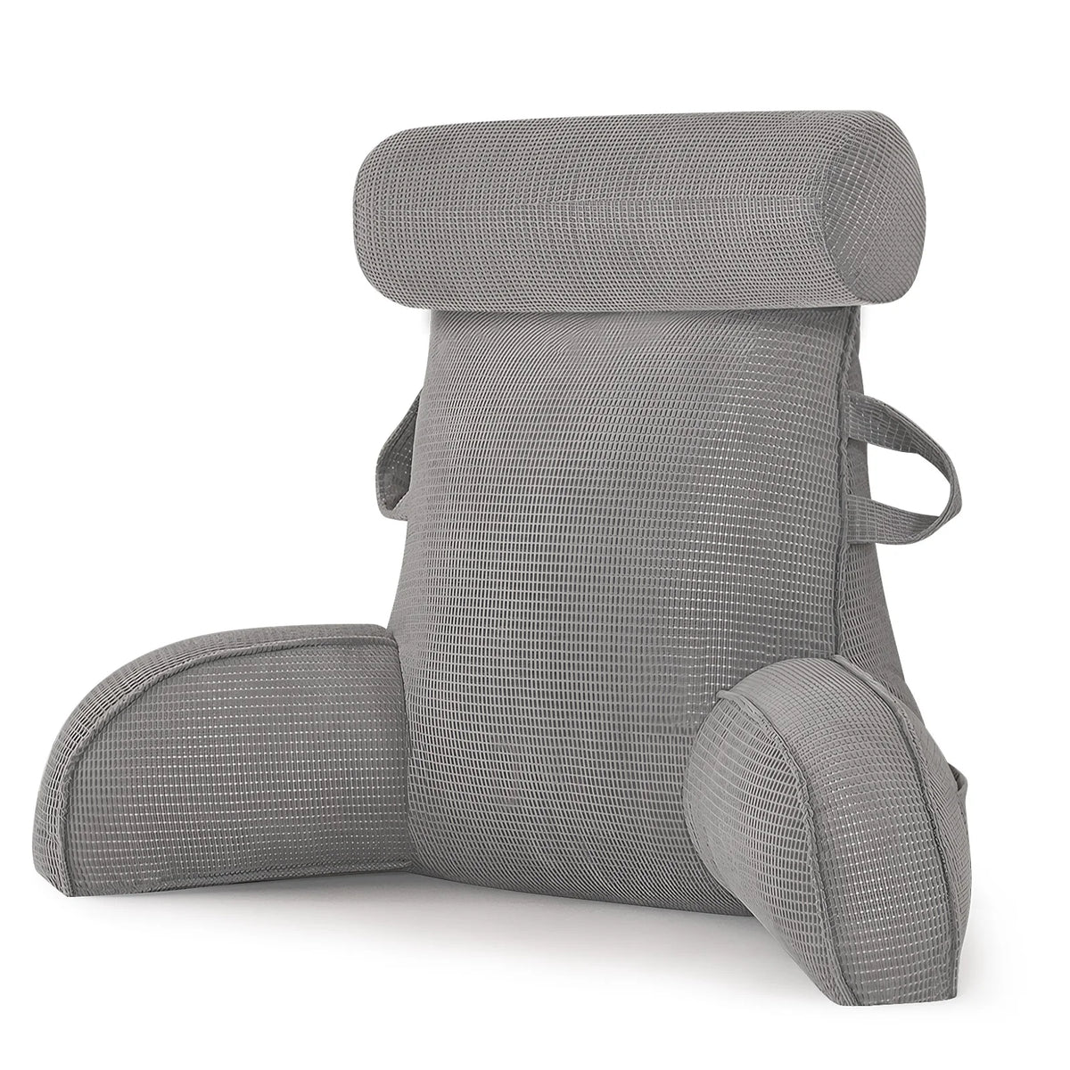 Coussin de lecture médical en velours forme U