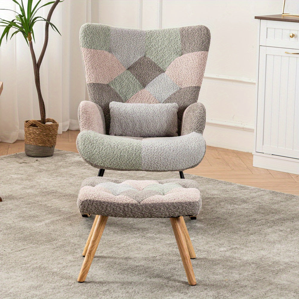 Fauteuil a Bascule - Avec repose pied Confort - Fauteuil de Lecture