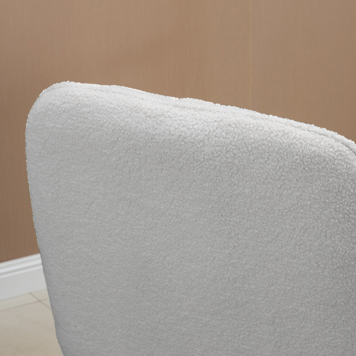 Fauteuil a Bascule - Blanc Douceur - Fauteuil de Lecture