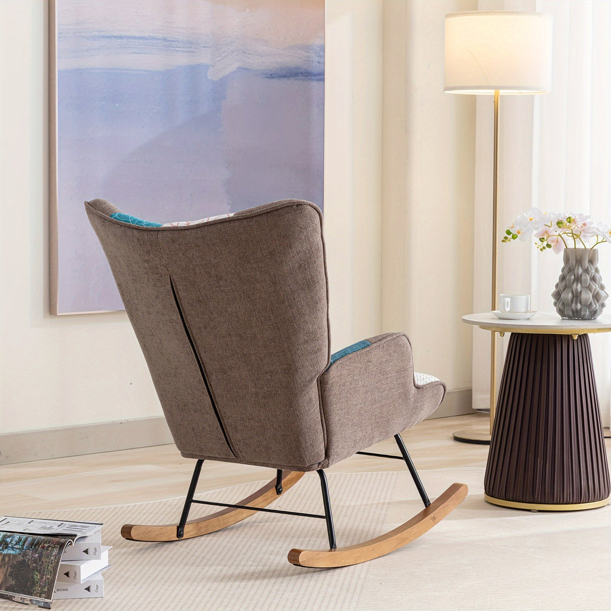 Fauteuil a Bascule - Design colorer - Fauteuil de Lecture