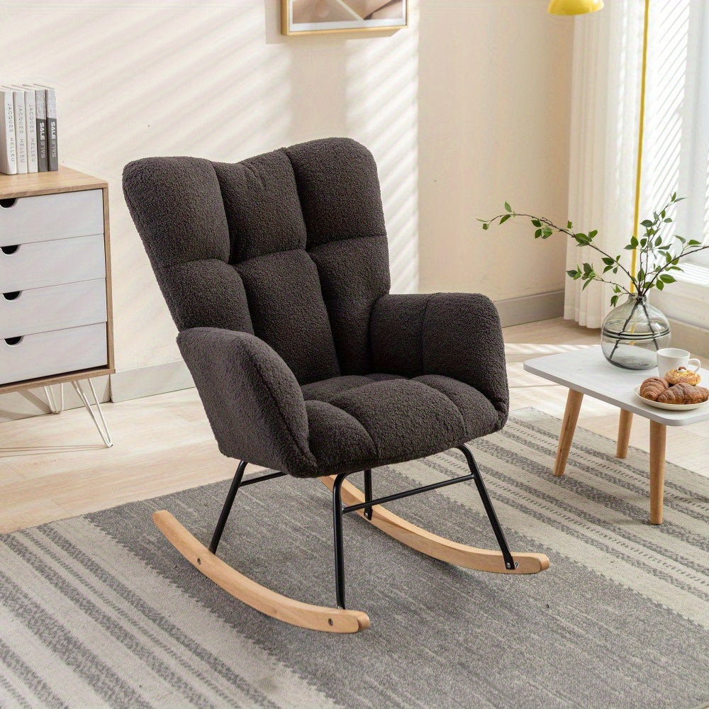 Fauteuil a Bascule - Moumoute - Fauteuil de Lecture