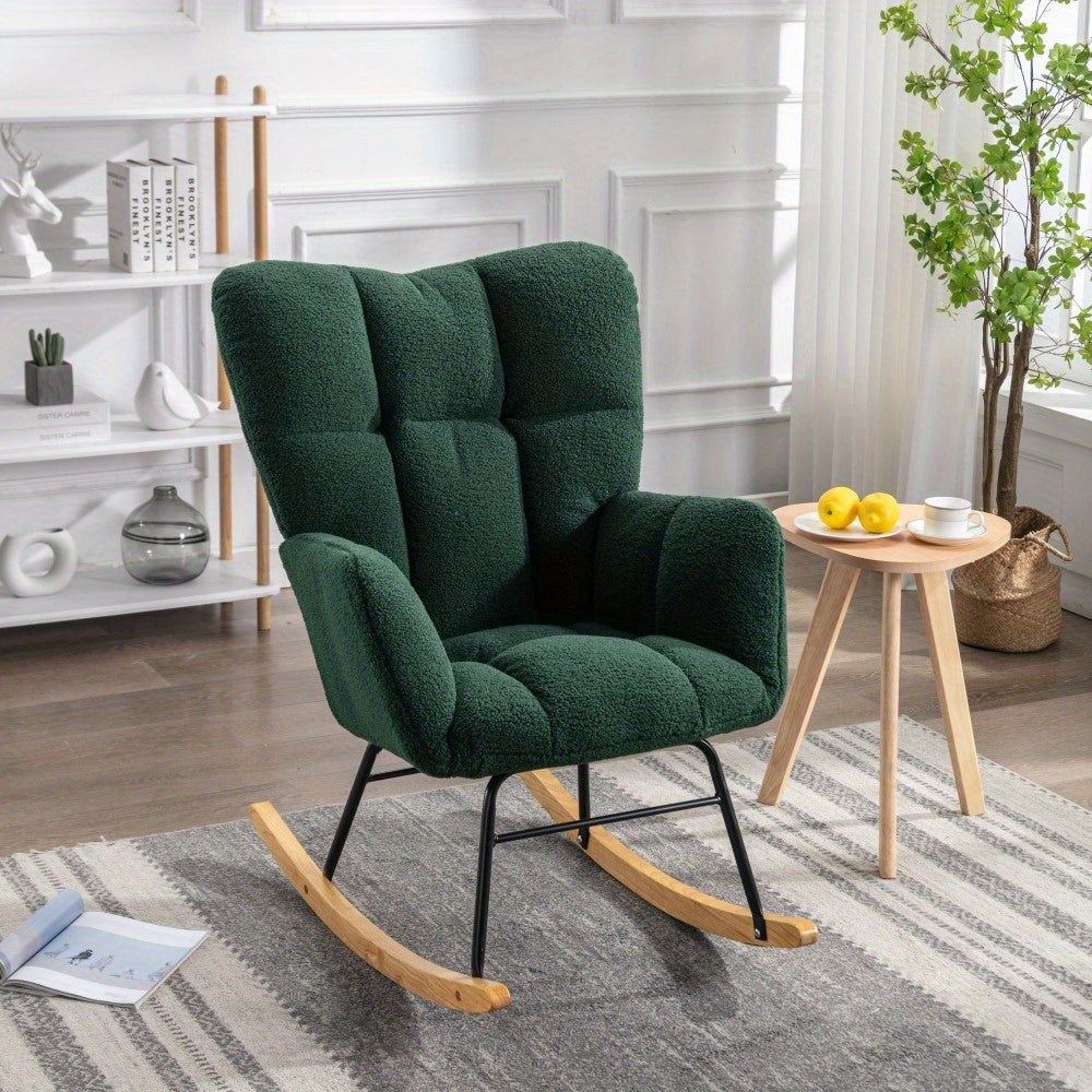 Fauteuil a Bascule - Moumoute - Fauteuil de Lecture