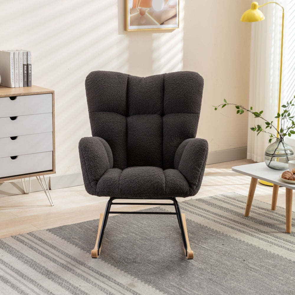 Fauteuil a Bascule - Moumoute - Fauteuil de Lecture